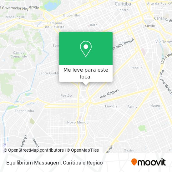 Equilibrium Massagem mapa