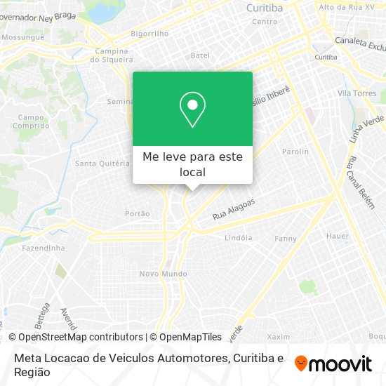 Meta Locacao de Veiculos Automotores mapa