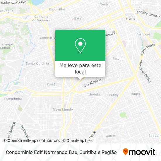 Condominio Edif Normando Bau mapa