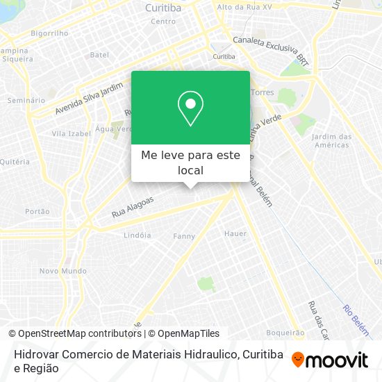 Hidrovar Comercio de Materiais Hidraulico mapa