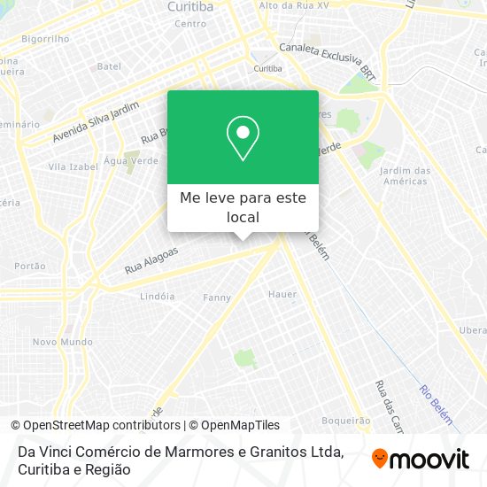 Da Vinci Comércio de Marmores e Granitos Ltda mapa