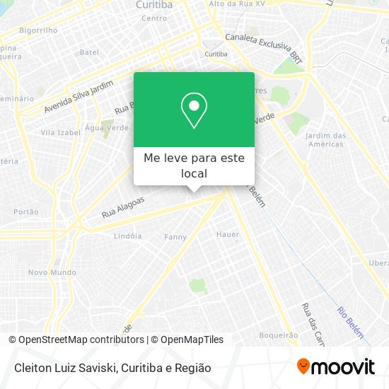 Cleiton Luiz Saviski mapa