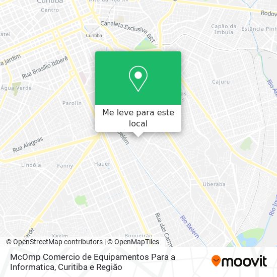 McOmp Comercio de Equipamentos Para a Informatica mapa