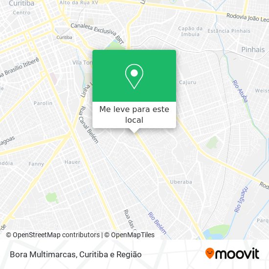 Bora Multimarcas mapa