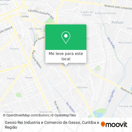 Gesso Rei Industria e Comercio de Gesso mapa