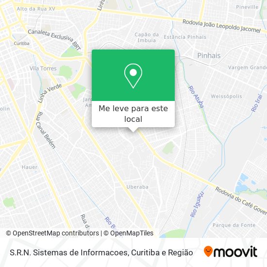 S.R.N. Sistemas de Informacoes mapa