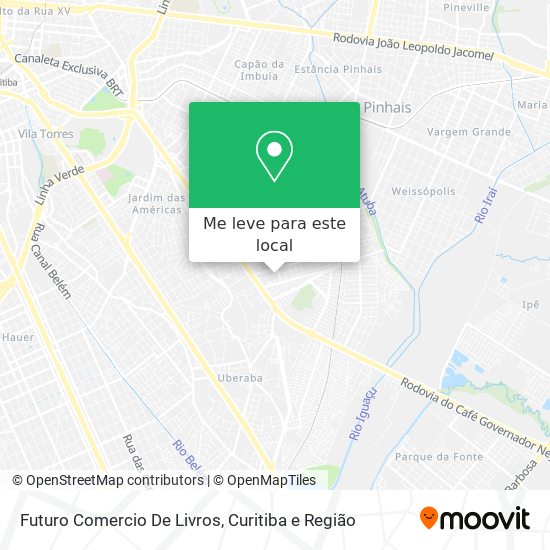 Futuro Comercio De Livros mapa
