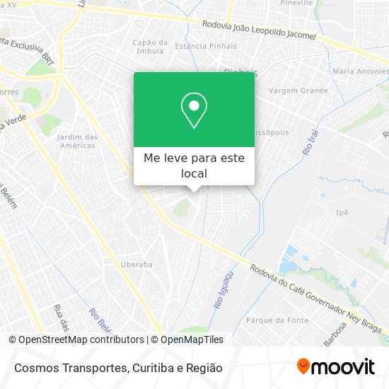 Cosmos Transportes mapa