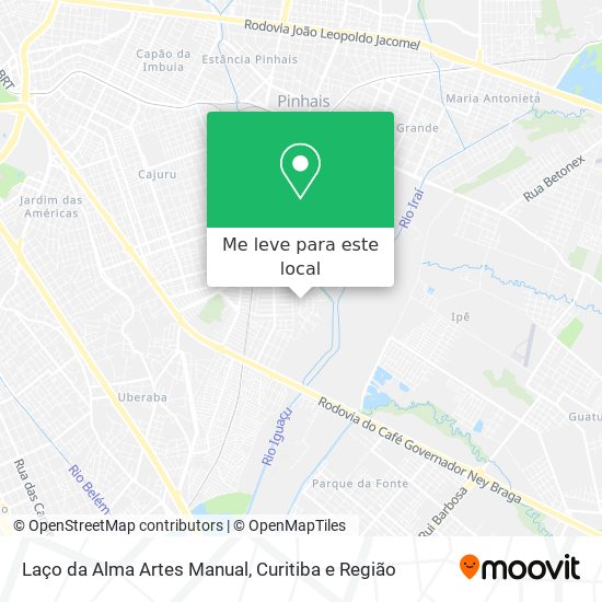 Laço da Alma Artes Manual mapa