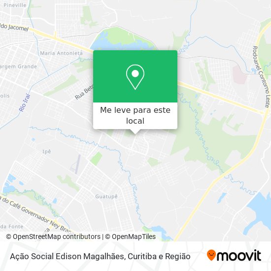 Ação Social Edison Magalhães mapa