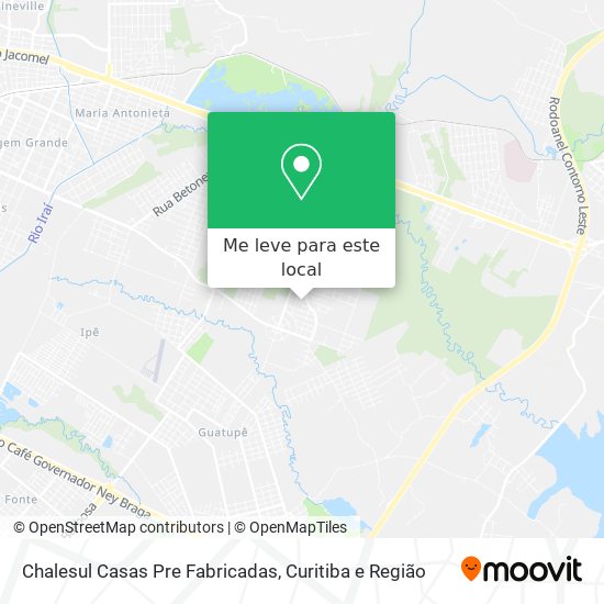 Chalesul Casas Pre Fabricadas mapa