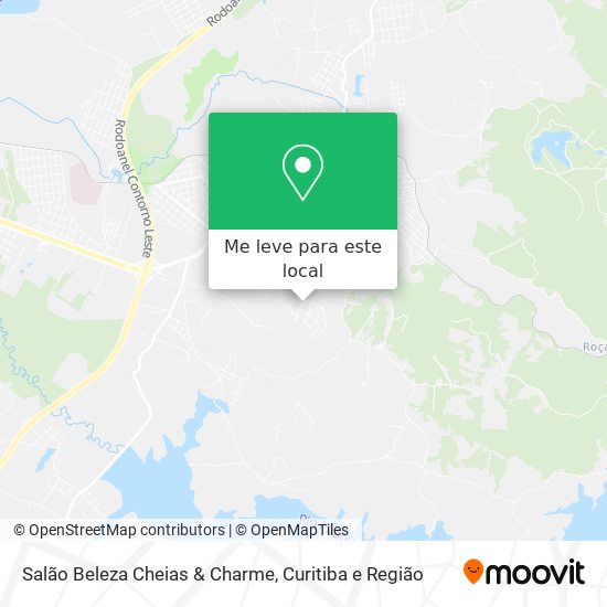 Salão Beleza Cheias & Charme mapa