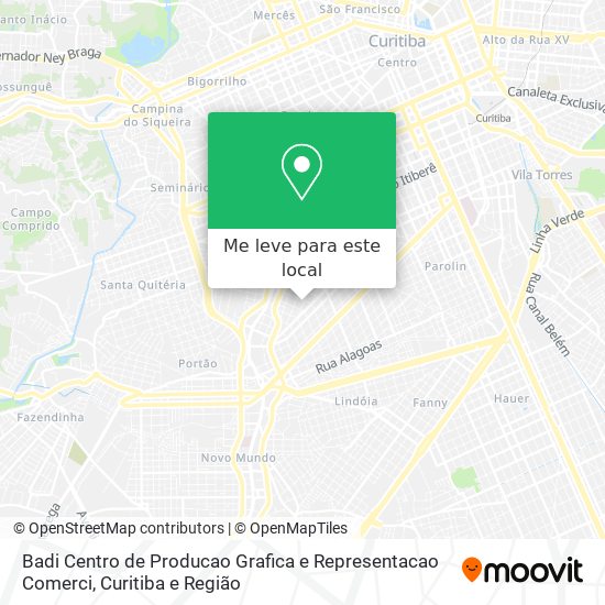 Badi Centro de Producao Grafica e Representacao Comerci mapa