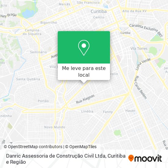 Danric Assessoria de Construção Civil Ltda mapa