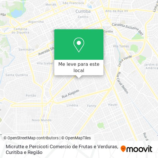 Micrutte e Percicoti Comercio de Frutas e Verduras mapa