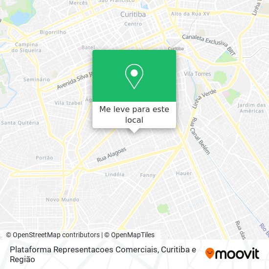 Plataforma Representacoes Comerciais mapa