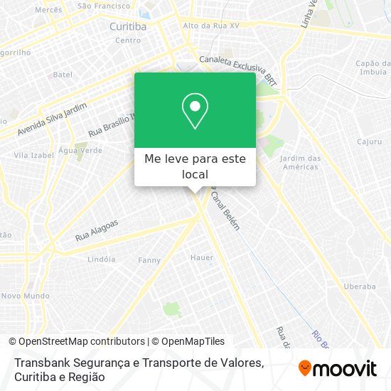 Transbank Segurança e Transporte de Valores mapa