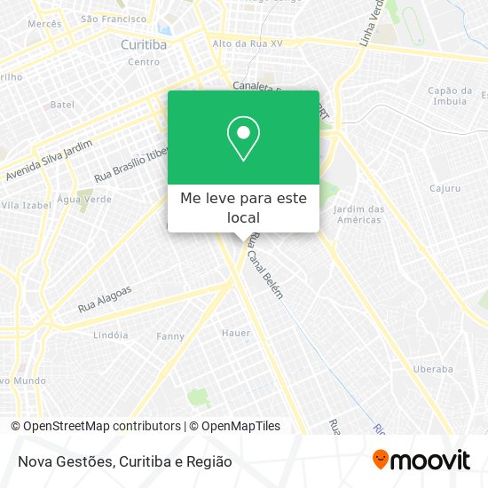 Nova Gestões mapa