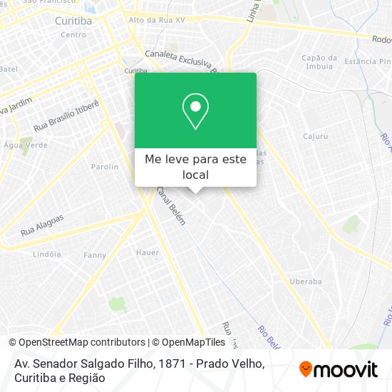 Av. Senador Salgado Filho, 1871 - Prado Velho mapa