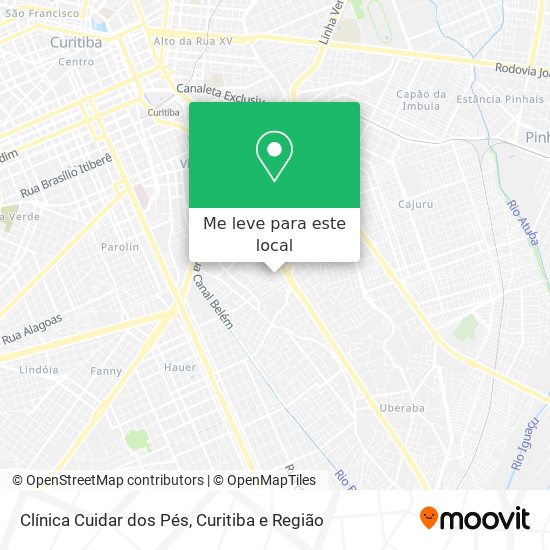 Clínica Cuidar dos Pés mapa