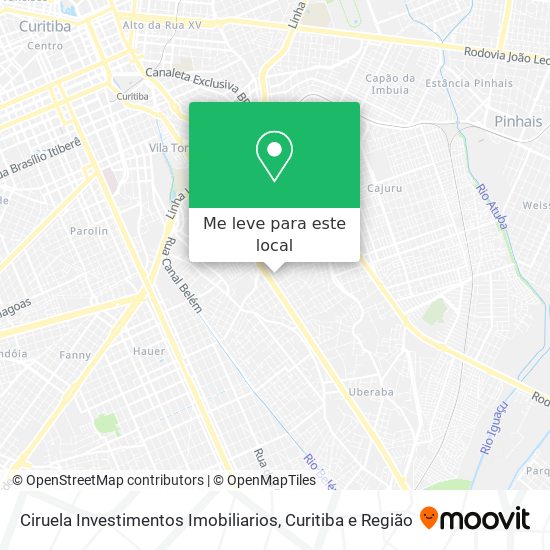 Ciruela Investimentos Imobiliarios mapa