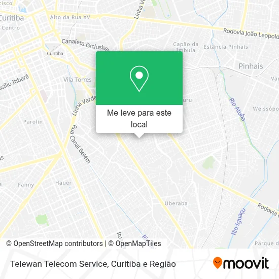 Telewan Telecom Service mapa