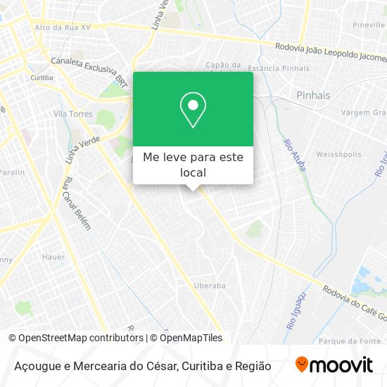 Açougue e Mercearia do César mapa