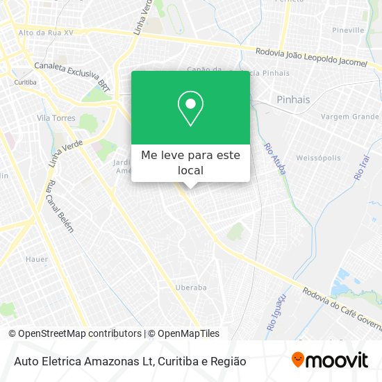 Auto Eletrica Amazonas Lt mapa