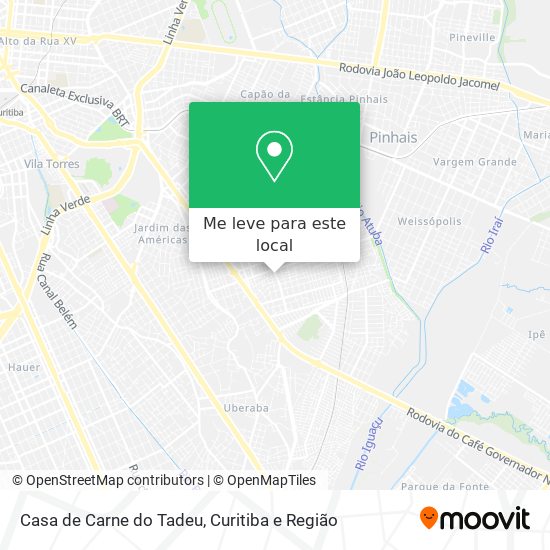 Casa de Carne do Tadeu mapa