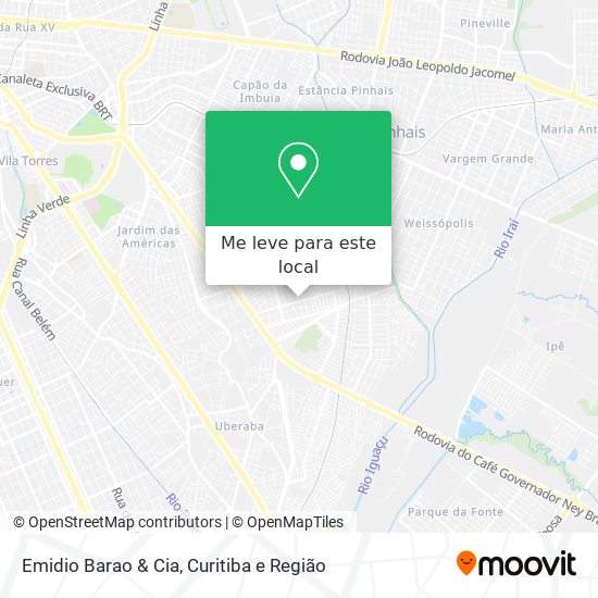 Emidio Barao & Cia mapa