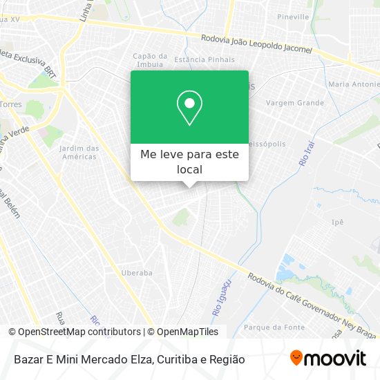 Bazar E Mini Mercado Elza mapa