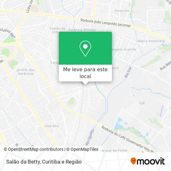 Salão da Betty mapa