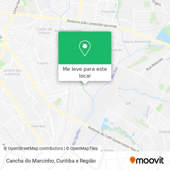 Cancha do Marcinho mapa