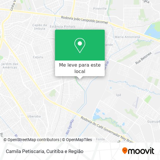 Camila Petiscaria mapa