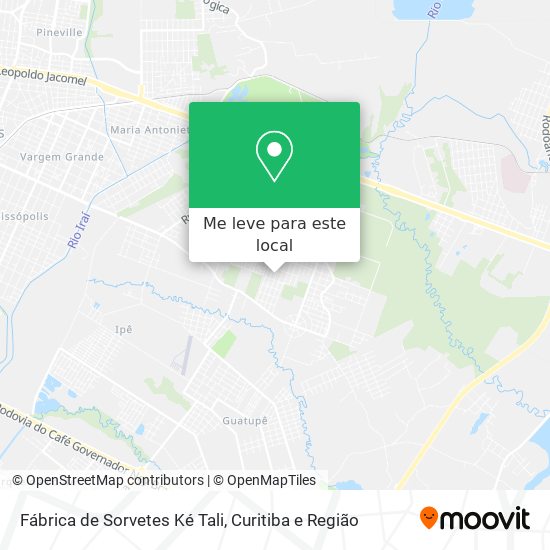 Fábrica de Sorvetes Ké Tali mapa