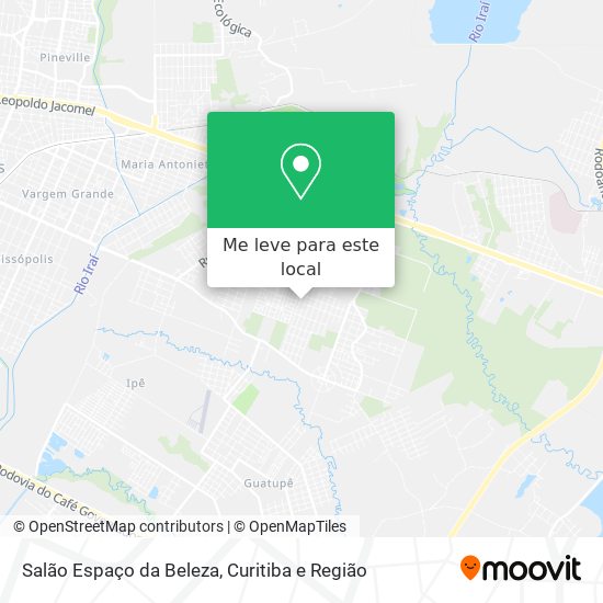 Salão Espaço da Beleza mapa