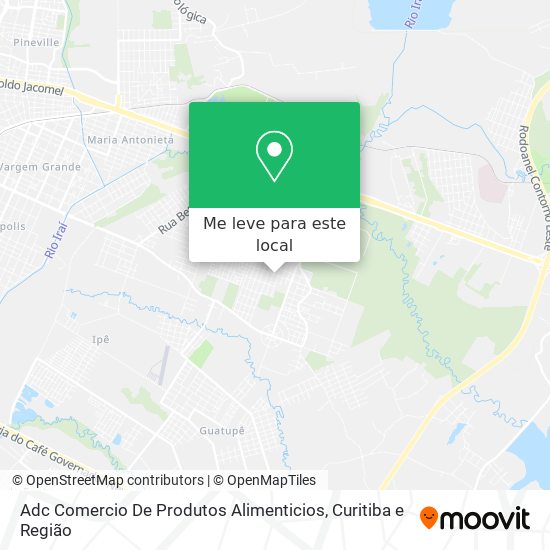 Adc Comercio De Produtos Alimenticios mapa