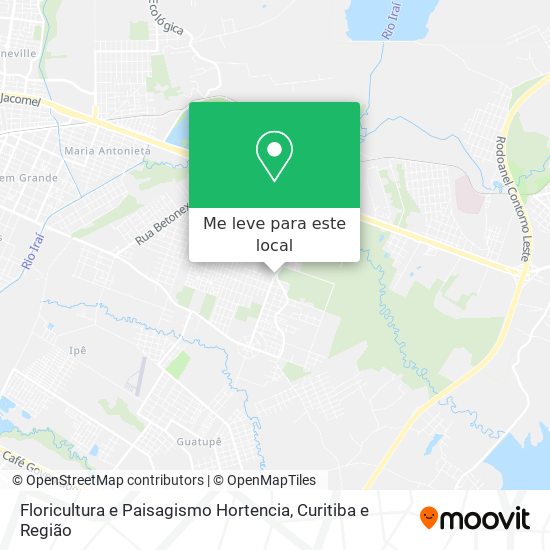 Floricultura e Paisagismo Hortencia mapa