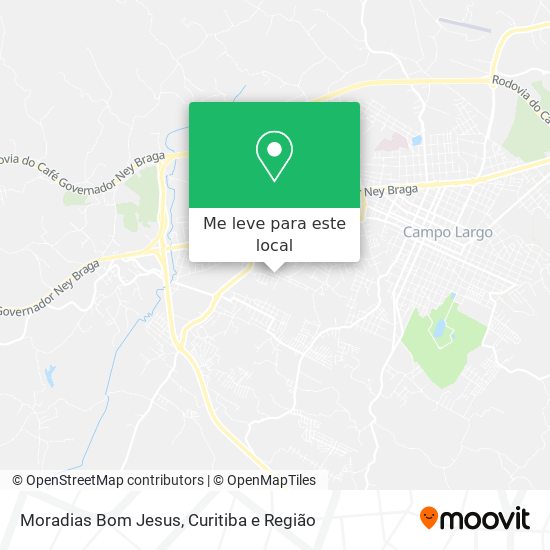 Moradias Bom Jesus mapa