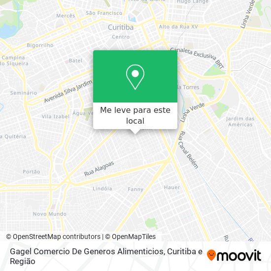 Gagel Comercio De Generos Alimenticios mapa