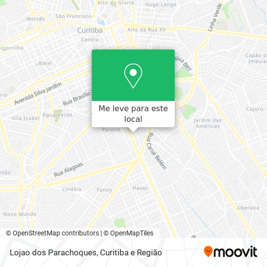 Lojao dos Parachoques mapa
