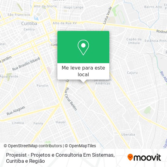 Projesist - Projetos e Consultoria Em Sistemas mapa
