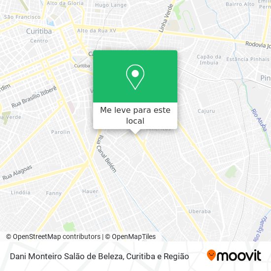 Dani Monteiro Salão de Beleza mapa
