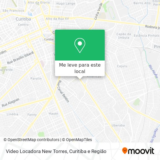Video Locadora New Torres mapa