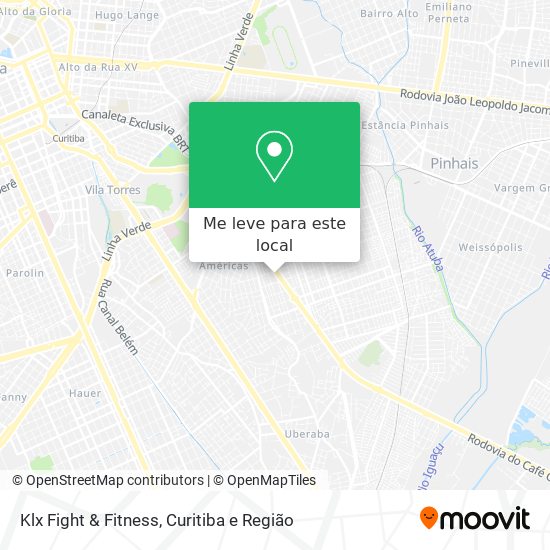 Klx Fight & Fitness mapa