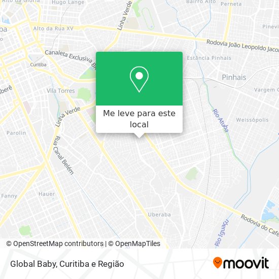 Global Baby mapa