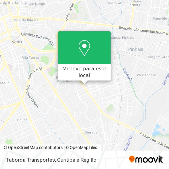 Taborda Transportes mapa