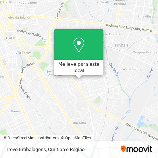 Trevo Embalagens mapa
