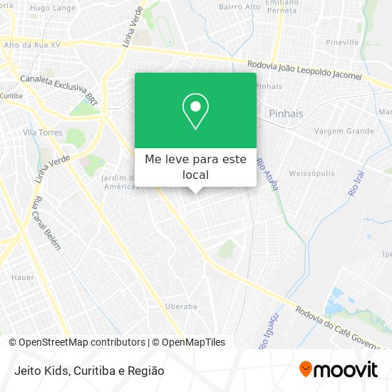 Jeito Kids mapa