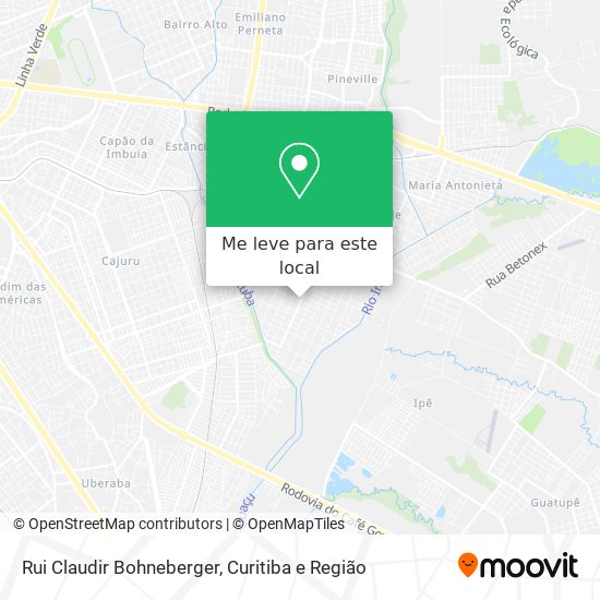 Rui Claudir Bohneberger mapa